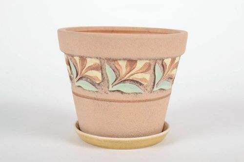 Керамический вазон для цветка Классика - MADEheart.com
