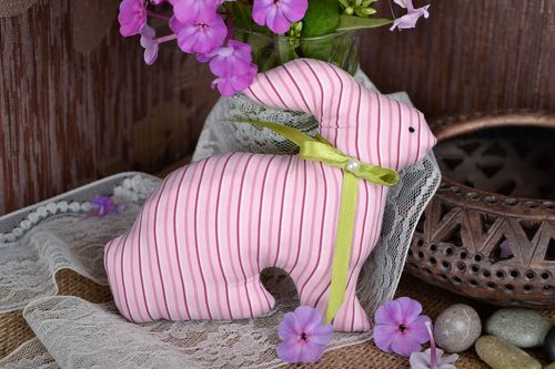 Easter decoration handmade toy soft toy rabbit toy Easter rabbit toy - MADEheart.com