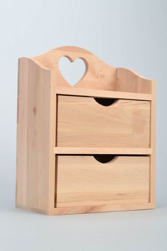 Pieza en blanco de madera artesanal para cómoda para decoupage o pintura  - MADEheart.com