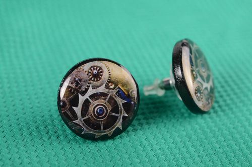 Pendientes de arcilla polimérica hechos a mano aretes de moda accesorio de mujer - MADEheart.com