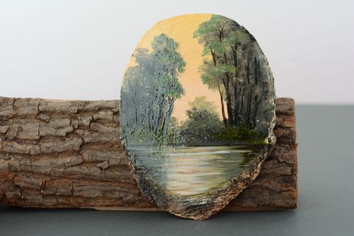 Pintura na madeira Planície - MADEheart.com