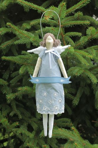 Homemade fabric doll Angel - MADEheart.com