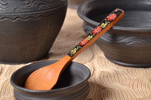 Painted wooden spoon - MADEheart.com