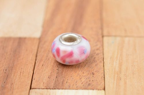 Cuenta artesanal souvenir original fornitura para manualidades rosada bonita - MADEheart.com