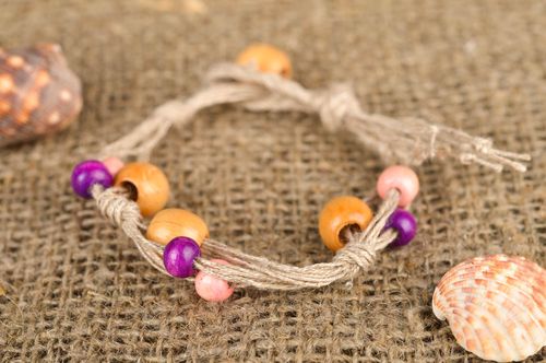Stylish handmade wrist bracelet beaded bracelet handmade accessories for girls - MADEheart.com