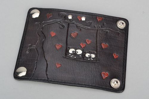 Genuine leather key case  - MADEheart.com