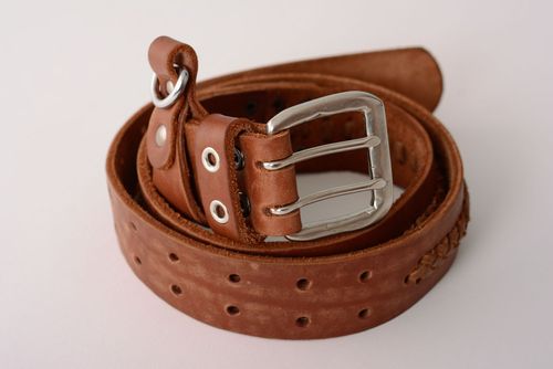 Genuine leather belt - MADEheart.com