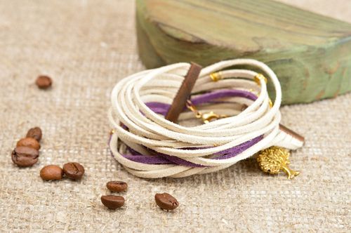 Pulsera de moda estilosa hecha a mano bisutería artesanal regalo original - MADEheart.com