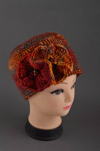 Gorro artesanal de hilos de lana con lúrex ropa para mujer regalo personalizado - MADEheart.com