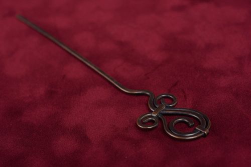 Schöne stilvolle handgemachte Haarnadel Wire Wrap für Mädchen - MADEheart.com