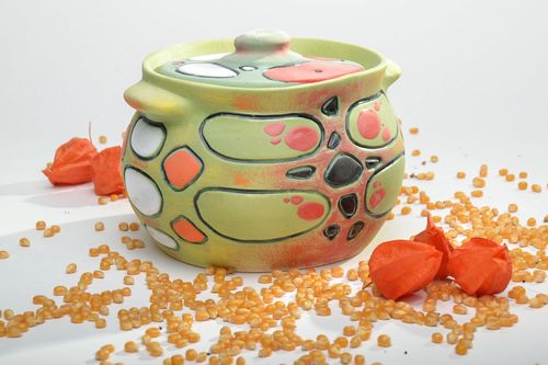 Pot en argile fait main original - MADEheart.com