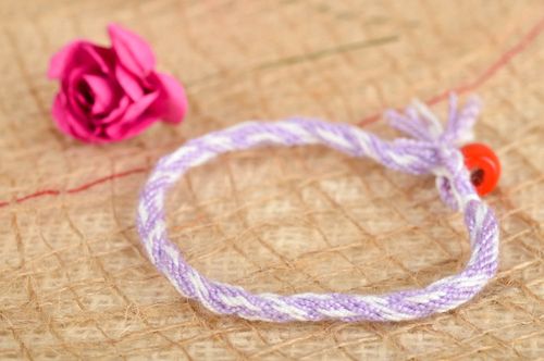 Hand-woven bracelet handmade designer bracelet cotton bracelet braided accessory - MADEheart.com