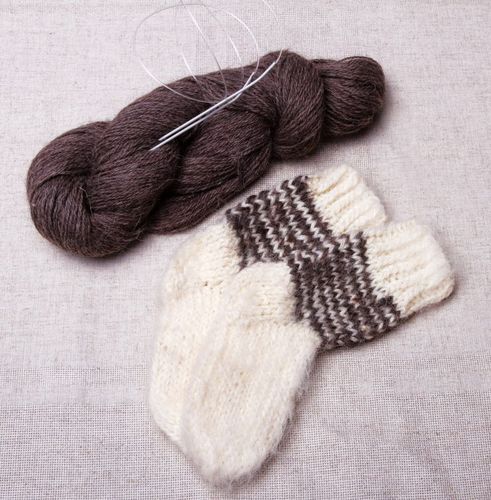 Теплые женские носки из шерсти - MADEheart.com