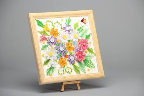 Tableau décoratif mural en papier technique paperolles - MADEheart.com