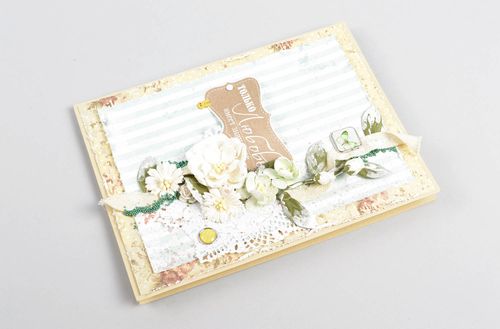 Handmade Karte für Geldgeschenke kreative Geschenkidee schöne Grußkarte Rosen - MADEheart.com