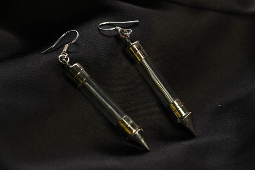 Steampunk metal earrings Arrows - MADEheart.com
