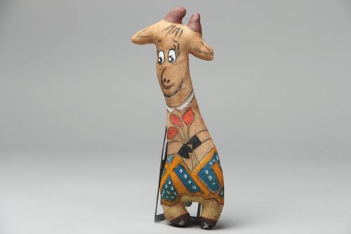 Pupazzo in stoffa fatto a mano giocattolo ecologico decorazione d’interni - MADEheart.com