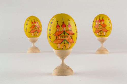 Пасхальное яйцо с росписью  - MADEheart.com