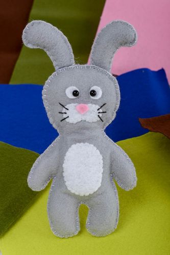 Handmade felted toy interior soft toy baby stuffed toy present for children - MADEheart.com