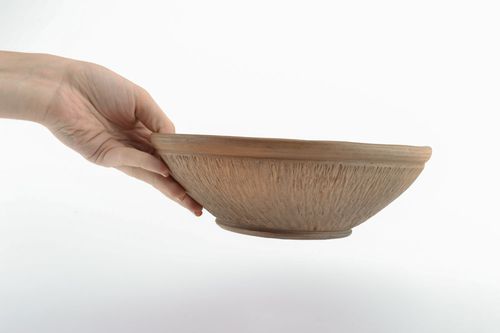 Bol en argile rouge fait main - MADEheart.com