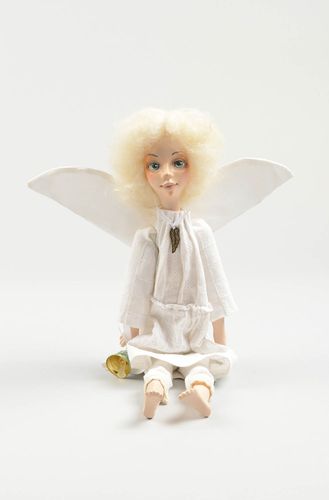 Handmade home decoration  decorative angel pendant interior design fabric toy  - MADEheart.com
