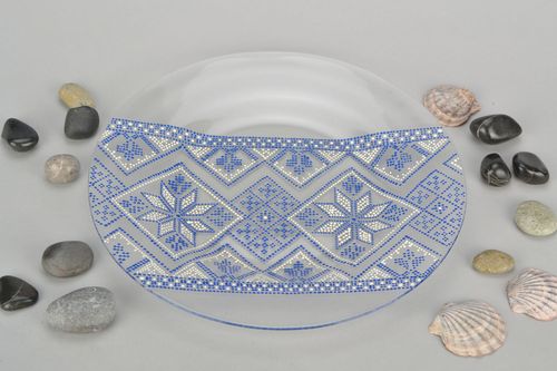 Teller aus Glas - MADEheart.com