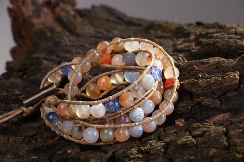 Bracelet with agate - MADEheart.com