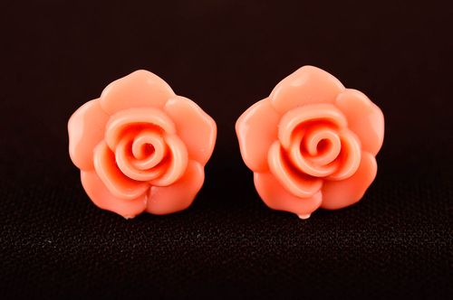 Handmade designer cute earrings unusual stylish earrings plastic jewelry - MADEheart.com