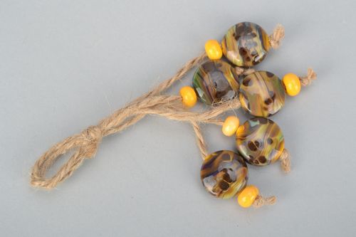 Unusual glass beads - MADEheart.com