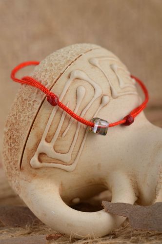 Pulsera de cordón artesanal accesorio para mujer bisutería de moda original - MADEheart.com