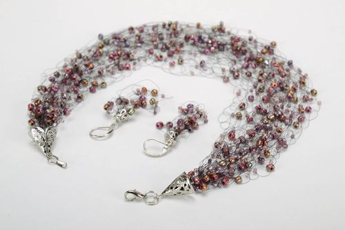 Conjunto de jóias: colar e brincos - MADEheart.com
