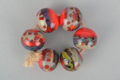 Large handmade beads  - MADEheart.com