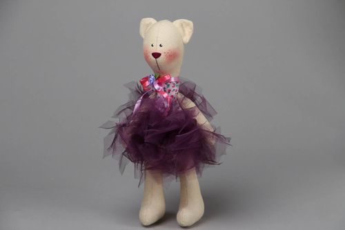 Brinquedo macio Polina-fashionista - MADEheart.com