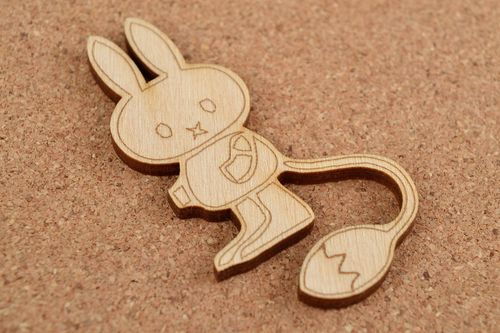 Handmade wooden toy for kids cute blank for creativity unusual souvenir - MADEheart.com