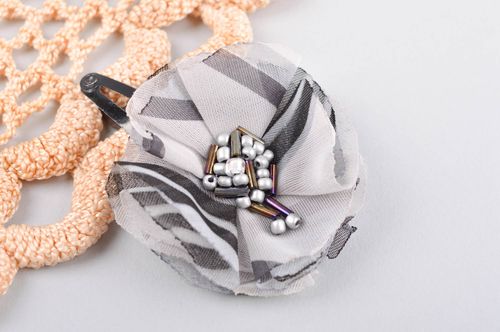 Handmade hair accessory flower hair clip designer hair ornaments for girls - MADEheart.com