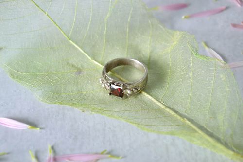 Festive silver ring - MADEheart.com