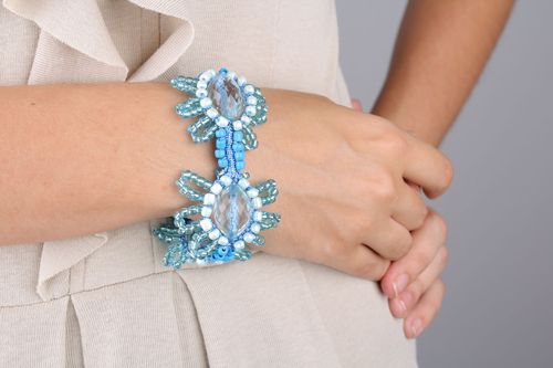 Bracelete azul original para o pulso - MADEheart.com