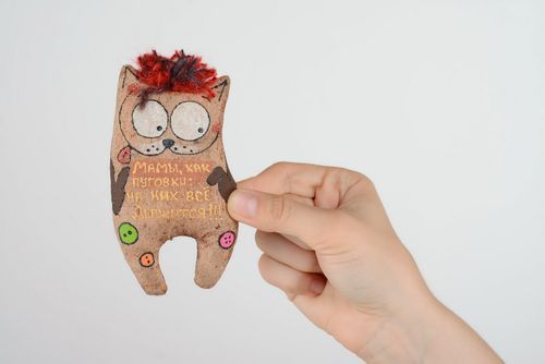 Imã para frigorífico artesanal Gato - MADEheart.com