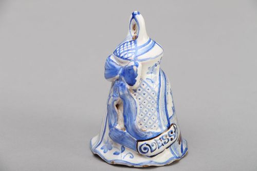 Painted clay bell - MADEheart.com