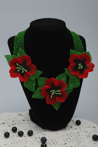 Frauen Accessoire handmade Collier für Frauen hell Damen Halskette stilvoll - MADEheart.com