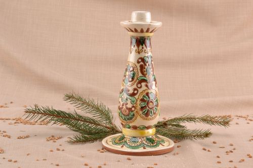 Castiçal de cerâmica para uma vela - MADEheart.com