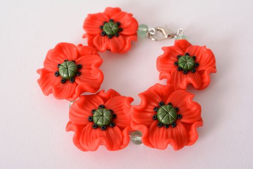 Charm five maquis flowers bracelet for girls - MADEheart.com