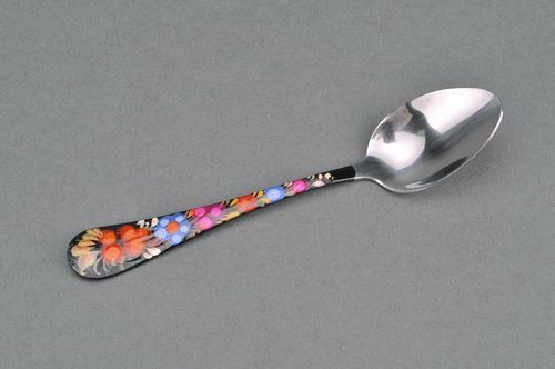 Tea spoon with painting - MADEheart.com