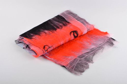 Handmade warm female scarf unusual designer scarf cute winter accessory - MADEheart.com
