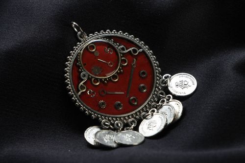 Steampunk Anhänger Uhrwerk  - MADEheart.com