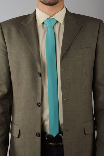 Узкий галстук ручной работы - MADEheart.com