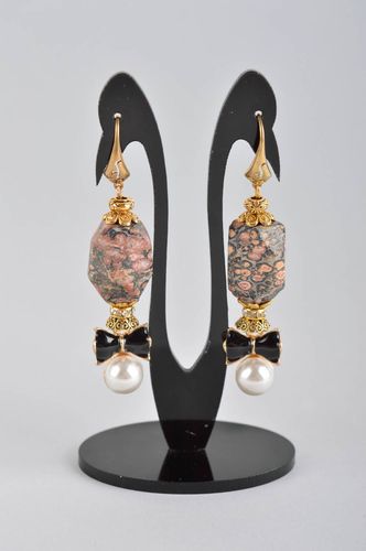 Gemstone earrings handmade jewellery designer earrings best gifts for women - MADEheart.com