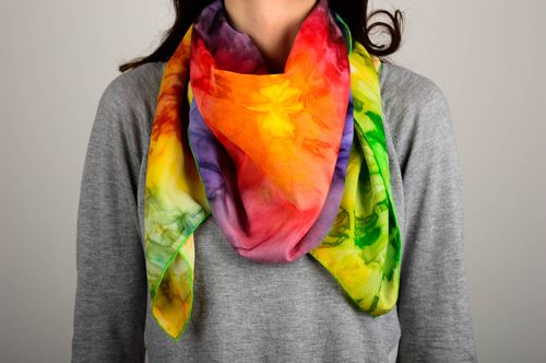 Handmade greller Designer Schal Damen Stola Accessoire für Frauen gemustert - MADEheart.com