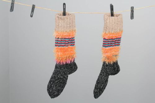 Long knitted socks - MADEheart.com