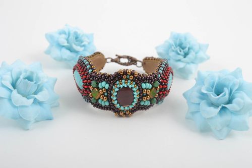 Handmade wrist cute bracelet elegant stylish bracelet beaded jewelry gift - MADEheart.com